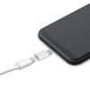 Adaptor USB Type C tata la Micro USB mama alb delight - imagine 2