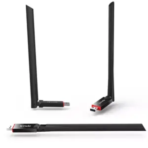 Adaptor wireless Tenda U6 antena externa 300Mpbs USB 2.0
