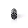 Adaptor XLR 3-pin mama - XLR 3-pin mama negru NEDIS - imagine 2