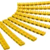 Agrafe marcare cabluri litere A-C 1.5-2.5mm galben Goobay - imagine 2