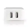 Alimentator 110-240V - USB x2 iesiri 4.2A alb NEDIS