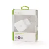 Alimentator 110-240V - USB x2 iesiri 4.2A alb NEDIS - imagine 3