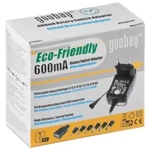 Alimentator 3-12V 600mA 9 mufe 53995 Goobay