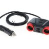 Alimentator auto 12V la 2x bricheta mama 10A + 4x USB A 3A 8013464 OTB - imagine 2