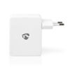 Alimentator incarcator 220V - USB 24W 2x2.4A 2x1A alb NEDIS - imagine 3