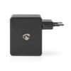 Alimentator incarcator 220V - USB 24W 2x2.4A 2x1A negru NEDIS - imagine 3