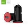 Alimentator Incarcator de la auto 1A 12-24V la 1x USB 1A negru GF-C5 blister Golf - imagine 2