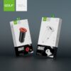 Alimentator Incarcator de la auto 1A 12-24V la 1x USB 1A negru GF-C5 blister Golf - imagine 3