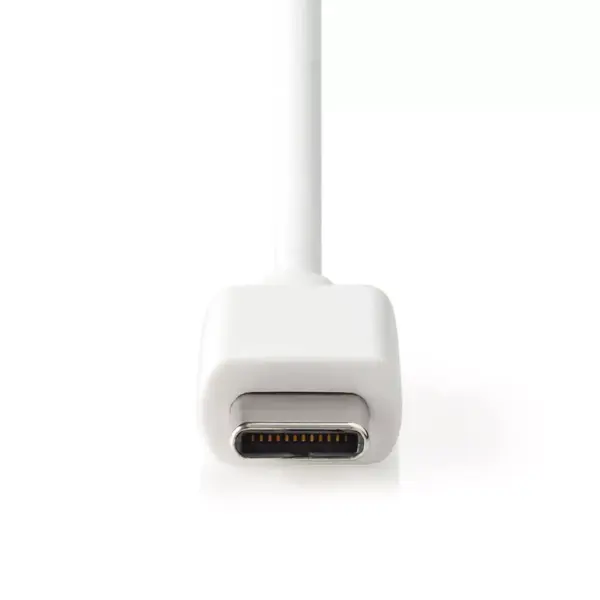 Alimentator retea - USB Type C 3A cablu fix alb NEDIS - imagine 2