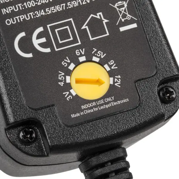 Alimentator stabilizat universal 3-12V 600mAh + 6 conectori REBEL URZ1152A - imagine 2