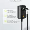 Alimentator Universal 3-12V 18W 1.5A /11 adaptoare /USB-C /USB-A /Micro-USB /Mini-USB /Terminale cu Surub 64569 Goobay - imagine 6
