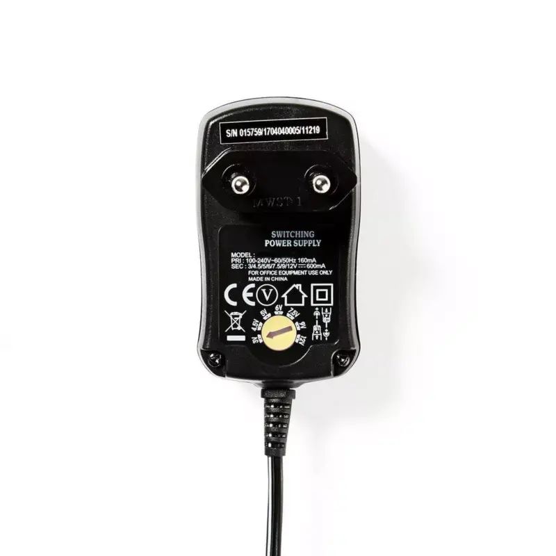 Alimentator universal in comutatie 600mA Nedis