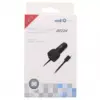 Alimentator USB bricheta auto cu cablu USB C 2 iesiri 2.4A negru Well - imagine 2
