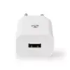 Alimentator USB Nedis iesire 2.1A cablu micro USB inclus alb - imagine 2