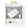 Alimentator USB Nedis iesire 2.1A cablu micro USB inclus alb - imagine 3