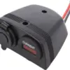 Ampermetru soclu bricheta auto x1 7-33VDC neagra SCI A13-144DA251BHD-BB3 - imagine 3