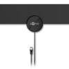 Antena de interior Full HD ultra-plata 16dBi filtru GSM/LTE/4G DVB-T DVB-T2 activa Goobay 67183 - imagine 2
