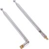 Antena telescopica 4 segmente + balama 90 grade 21cm/63cm - imagine 2