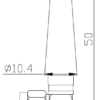 Antena WiFi 2dBi verticala Montare in unghi cu insurubare SR PASSIVES WIFI-ANT401 - imagine 3
