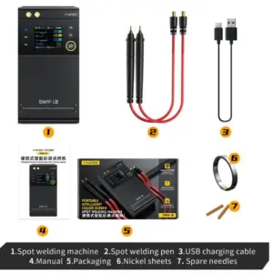 Aparat de sudura in puncte 0.1-0.25mm portabil cu acumulator afisaj digital FRNISI SWM-10