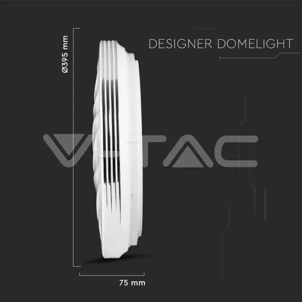 Aplica LED 40W 3IN1 dimabil cu telecomanda 2800lm IP20 V-TAC - imagine 11