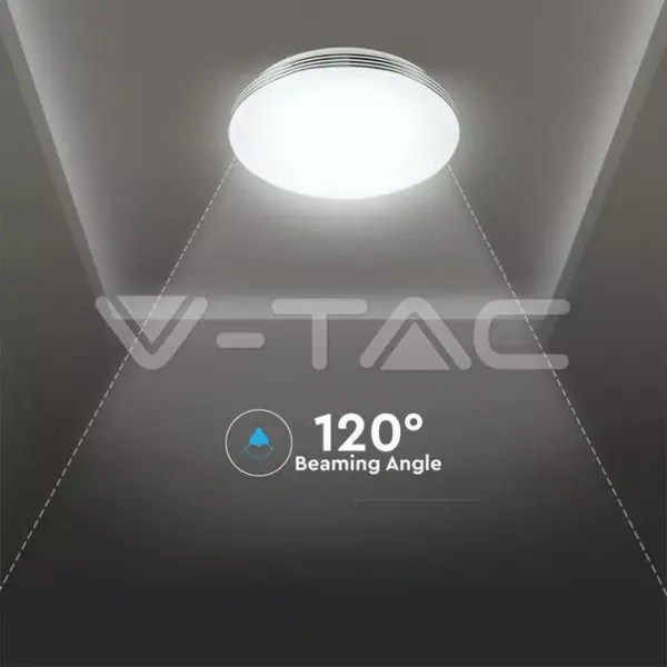 Aplica LED 40W 3IN1 dimabil cu telecomanda 2800lm IP20 V-TAC - imagine 12