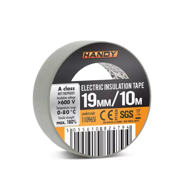 Banda izolatoare 19mm x 10m Gri Handy - imagine 3