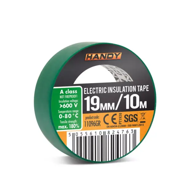 Banda izolatoare 19mm x 10m Verde Handy - imagine 3