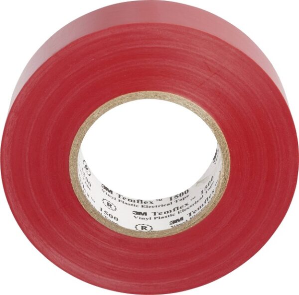 Banda izolatoare rosie 15mm x 10m 1buc 3M - imagine 2