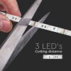 Banda LED 12V SMD5050 60LED/m 7W/m 900lm RGB IP20 5m V-TAC SKU-212120 - imagine 3