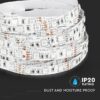Banda LED 12V SMD5050 60LED/m 7W/m 900lm RGB IP20 5m V-TAC SKU-212120 - imagine 6