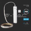 Banda LED 2835 2.4W 1m 2700K cu senzor de miscare si alimentare baterii 4x AAA V-TAC - imagine 4