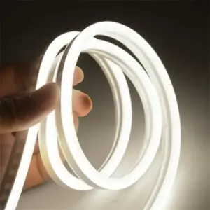Banda LED COB 230V flexibila 10mm 6000K alb rece IP65 PS-1417