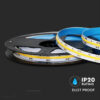 Banda LED COB 24V 10W/m 4000K IP20 5m V-tac SKU-212653 - imagine 5