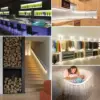Banda LED cu senzor de miscare cu baterie 100cm alb cald 3000K Phenom Lighting - imagine 2
