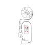Banda LED Smart Modee 12W senzor de miscare cu telecomanda 2700K 800lm IP20 3m MSL-LS12W3M2700KS-R - imagine 2