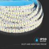 Banda LED SMD2835 12V 20W/m 240LED/m 2000lm/m 3000K IP20 5M V-tac SKU-212164 - imagine 6