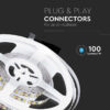 Banda LED SMD3528 120LED/m 6500K IP20 5m V-tac SKU-212002 - imagine 6