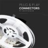 Banda LED SMD3528 12V 8W/m120LED/m 800lm/m 4000K IP20 5M V-tac SKU-212042 - imagine 6