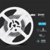 Banda LED SMD3528 12V 8W/m120LED/m 800lm/m 4000K IP20 5M V-tac SKU-212042 - imagine 7