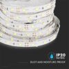 Banda LED SMD3528 60LED/m albastru 4.2W/m 420lm IP20 5m V-TAC SKU-212013 - imagine 6