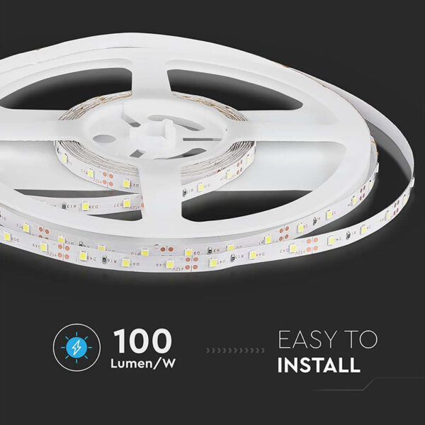 Banda LED SMD3528 rosu IP20 5m V-tac SKU-212015 - imagine 7