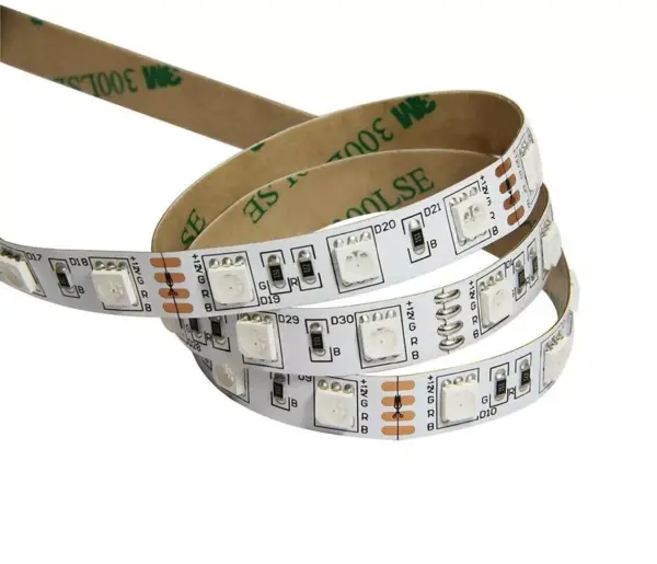 Banda LED SMD5050 RGB IP20 5m 12V 60LED/m 14.4W/m Well LEDSTRGB-5050-126010D202/5-WL - imagine 4