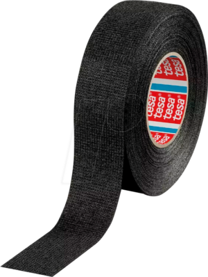 Banda textila 25mm 15m Thk 300um negru 105 grade C negru TESA 51608-00007-00