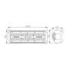 Bara LED Auto Off Road 120W 120 SMD LED 12600lm 12-32V 445x78x65mm CLL003 Carguard - imagine 7