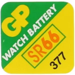 Baterie buton Oxid de argint SR66 AG4 6.8X2.6 GP GP377-A1 20mAH 1.5V