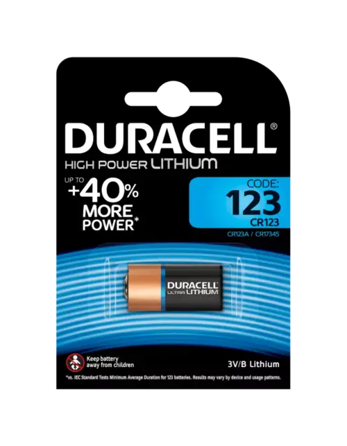 Baterie DURACELL CR123 3V LITIU 16.8x3.45mm