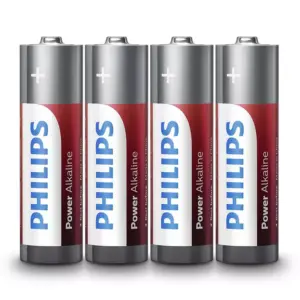 Baterii POWER alkaline AA LR6 folie 4buc PHILIPS