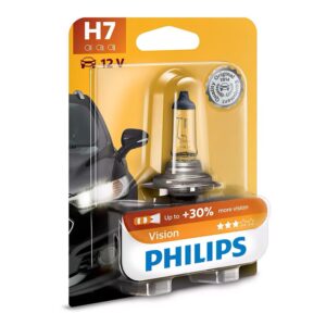 Bec auto H7 +30% 12V 55W 1600lm halogen PX26d VISION PHILIPS 40607130