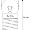Bec E10 6V 0.4A glob Goobay - imagine 2